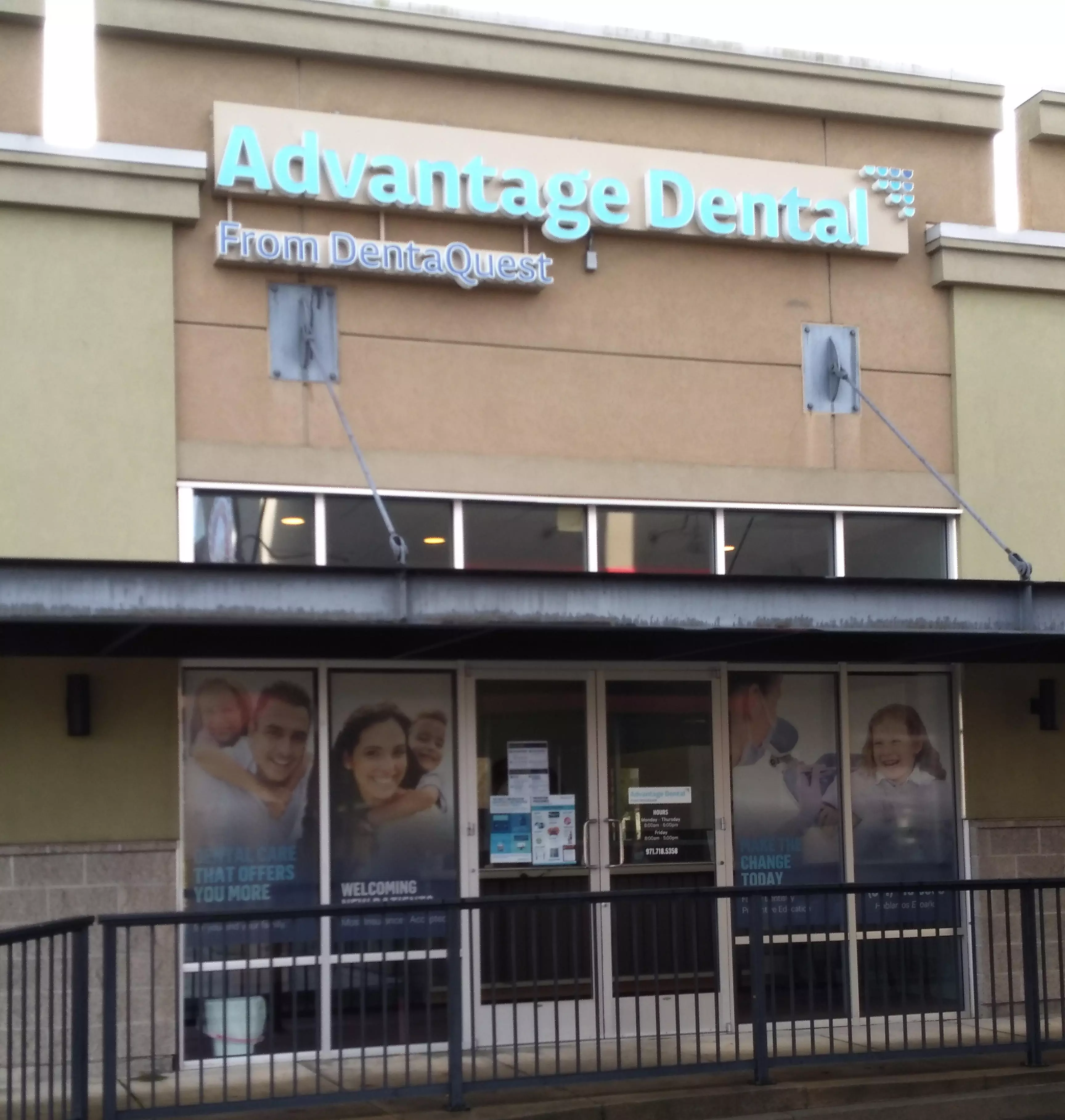 Advantage Dental+ Salem Turner Rd storefront.