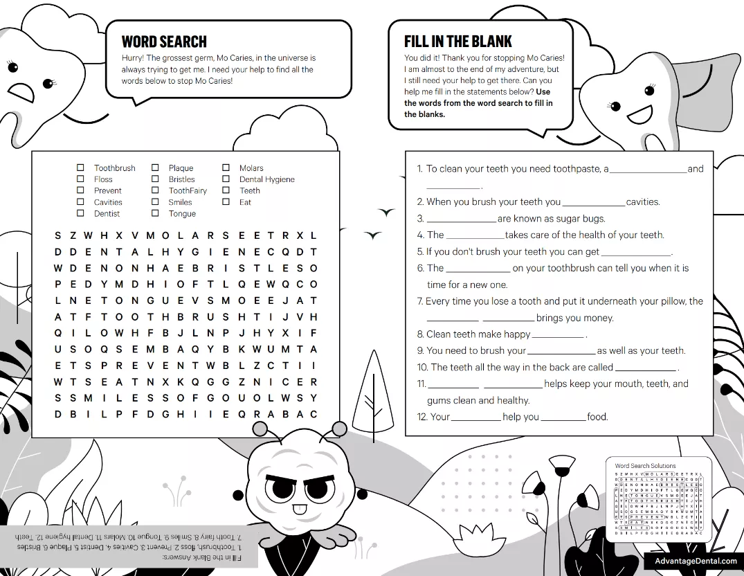 Word search puzzle.